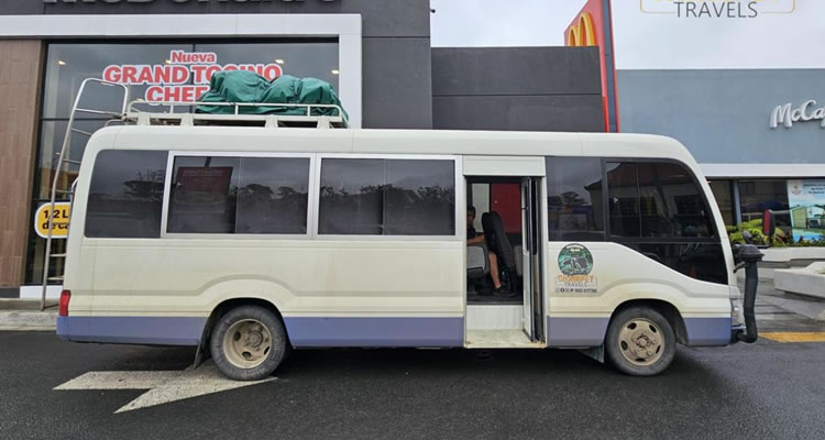 Shuttle Ride Transport Tickets by Coban Travels Minivan